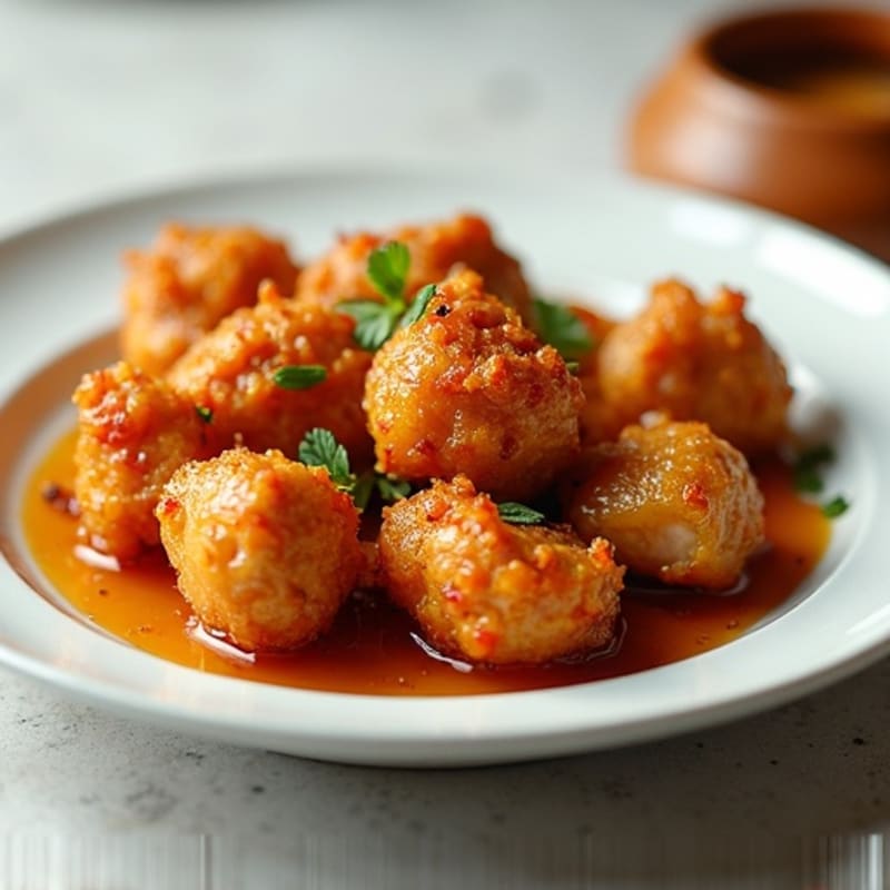 Crispy Baked Honey-Garlic Chicken