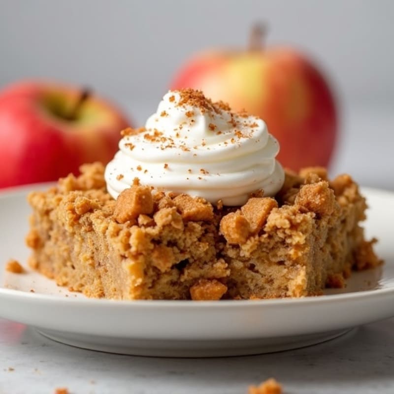 Apple Cinnamon Protein Crumble Bake