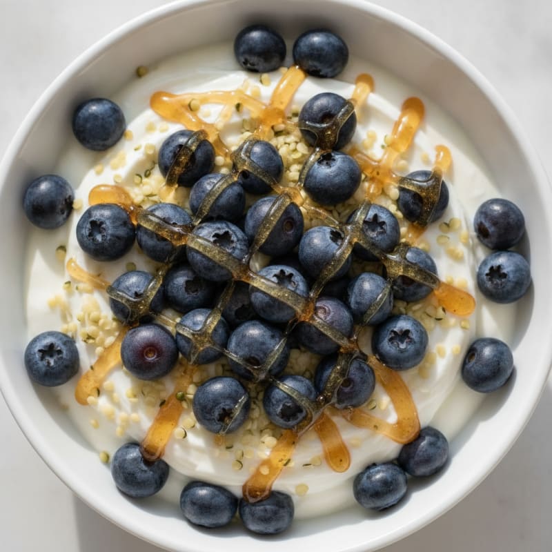 Greek Yogurt Protein Parfait with Berries