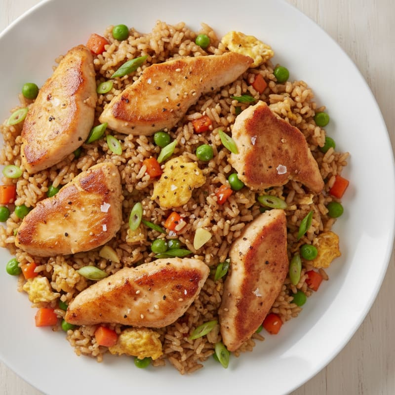 Chicken Fried Rice with Vegetables