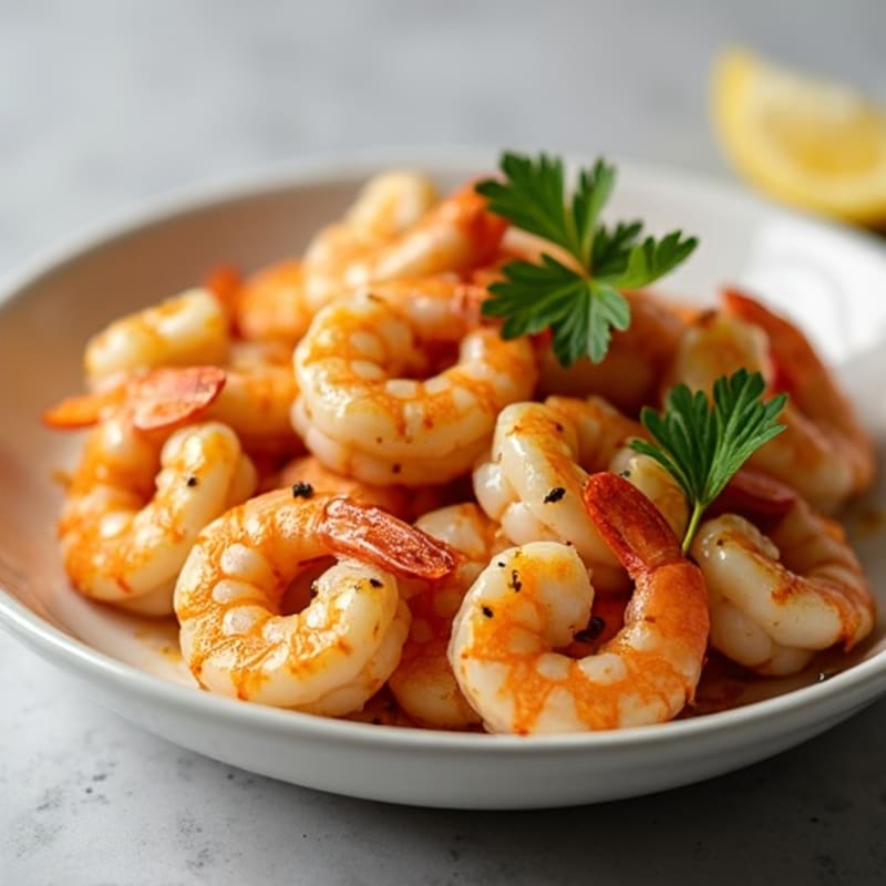 Pan-Seared Garlic Butter Shrimp with Fresh Lemon