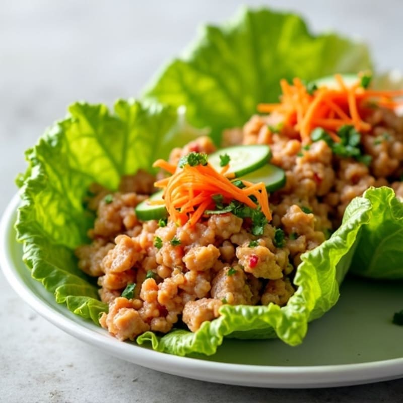 Spicy Tuna Crunchy Lettuce Wraps