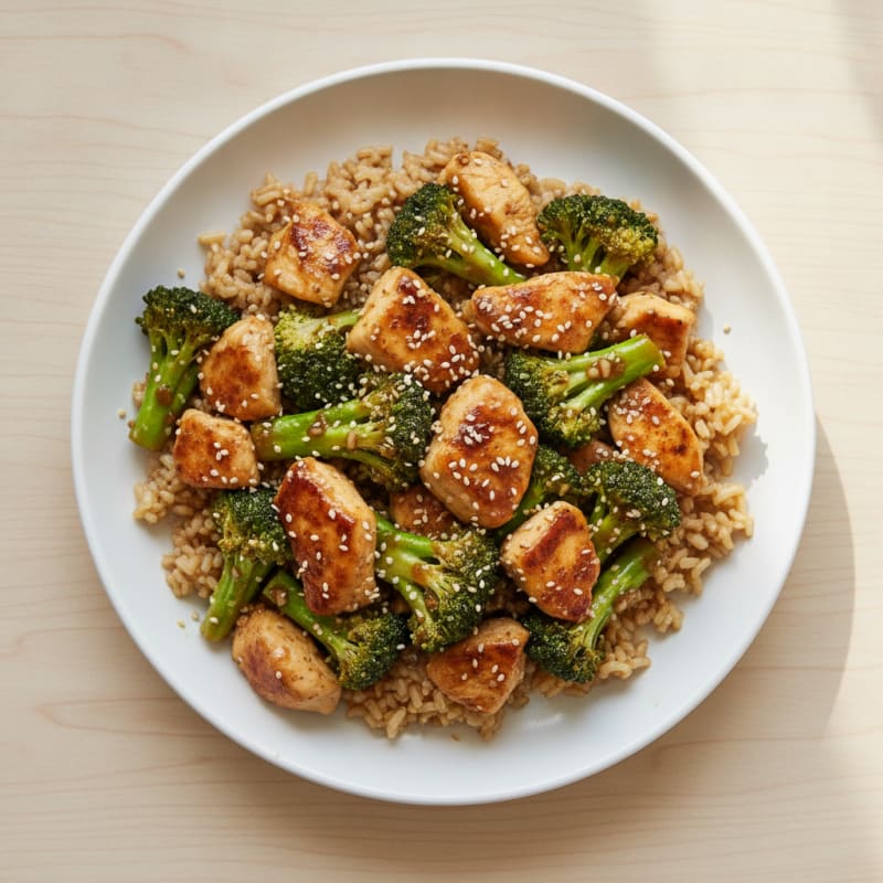 Teriyaki Chicken and Broccoli Stir-Fry