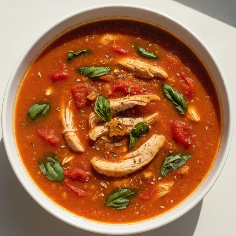 Roasted Tomato Basil Soup
