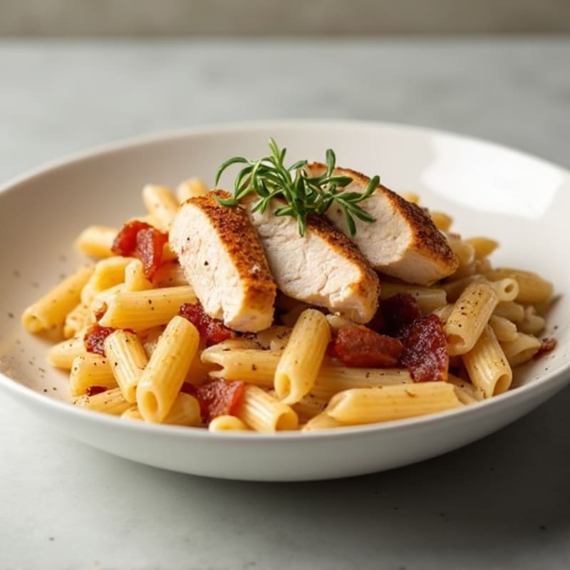 Creamy Ranch Chicken and Smoky Bacon Pasta