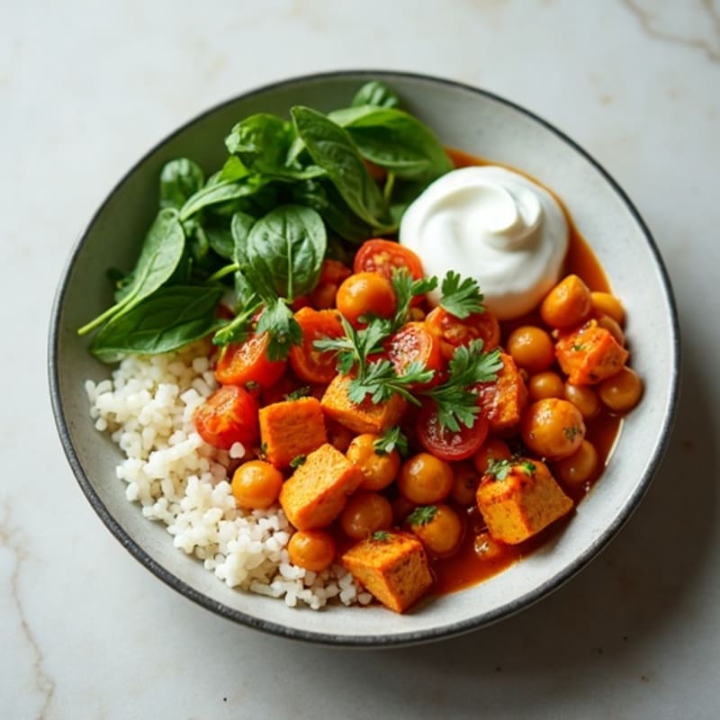 Hearty Spiced Chickpea and Tomato Masala
