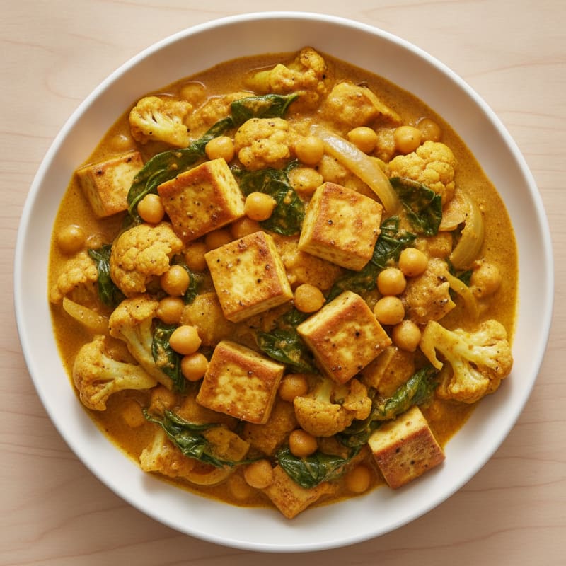 Hearty Chickpea and Vegetable Curry