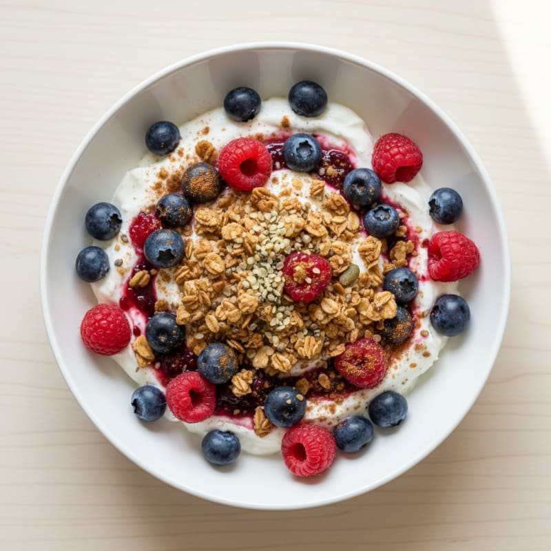 Quick Berry Yogurt Parfait