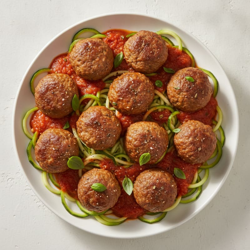 Classic Beef Meatballs in Marinara Sauce