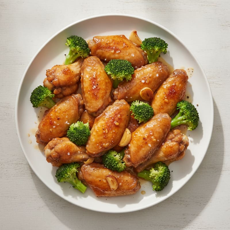 Honey-Garlic Glazed Chicken Wings