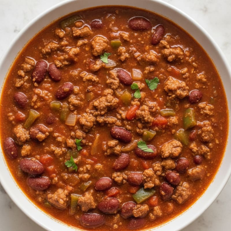 Hearty Beef and Bean Chili