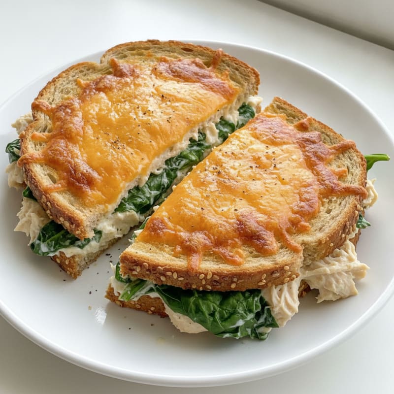Chicken and Spinach Melts