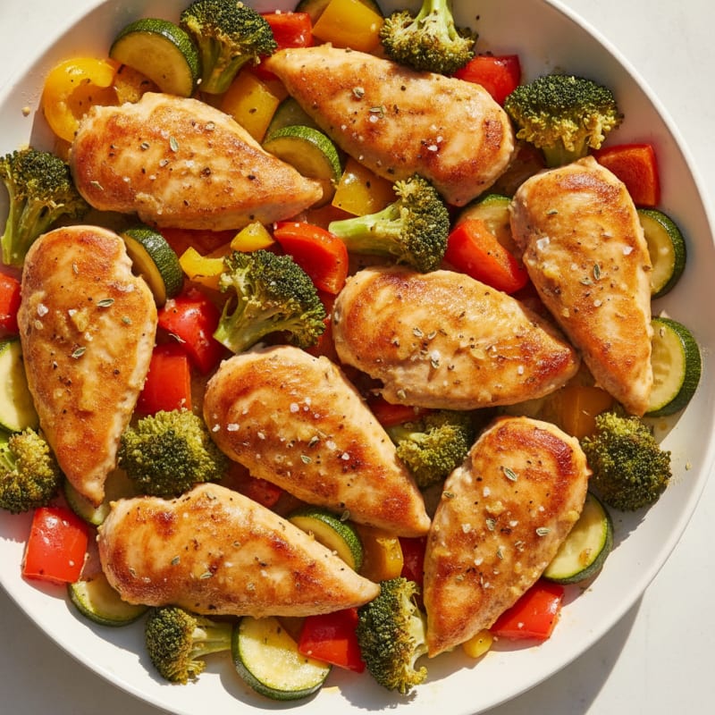 Sheet Pan Lemon Herb Chicken and Veggies
