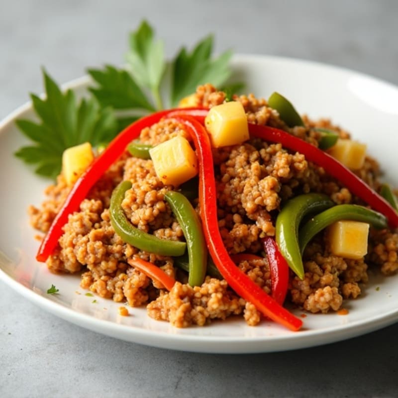 Ground Turkey Sweet and Sour Stir-Fry