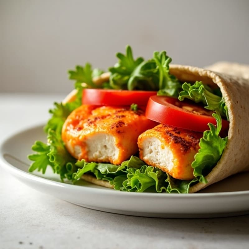 Fresh Buffalo Ranch Chicken Wrap