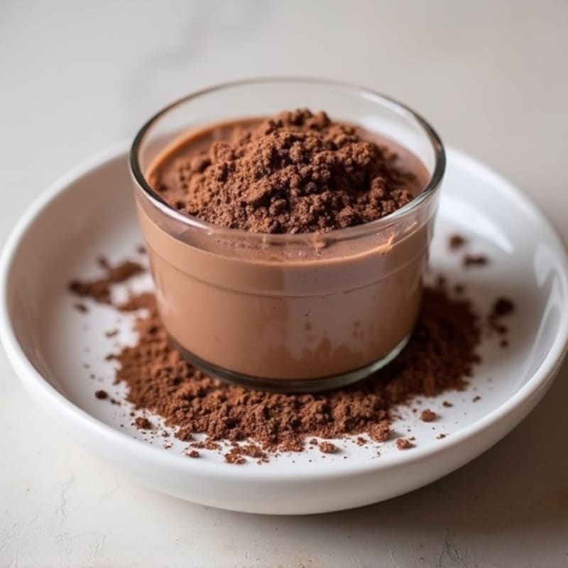Silky Chocolate Protein Pudding with Greek Yogurt