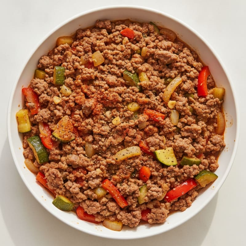 Ground Beef and Vegetable Skillet