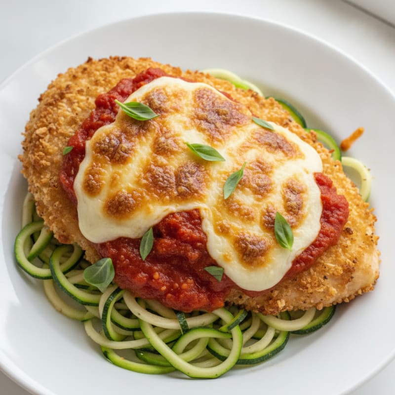 Crispy Chicken Parmesan with Marinara Sauce