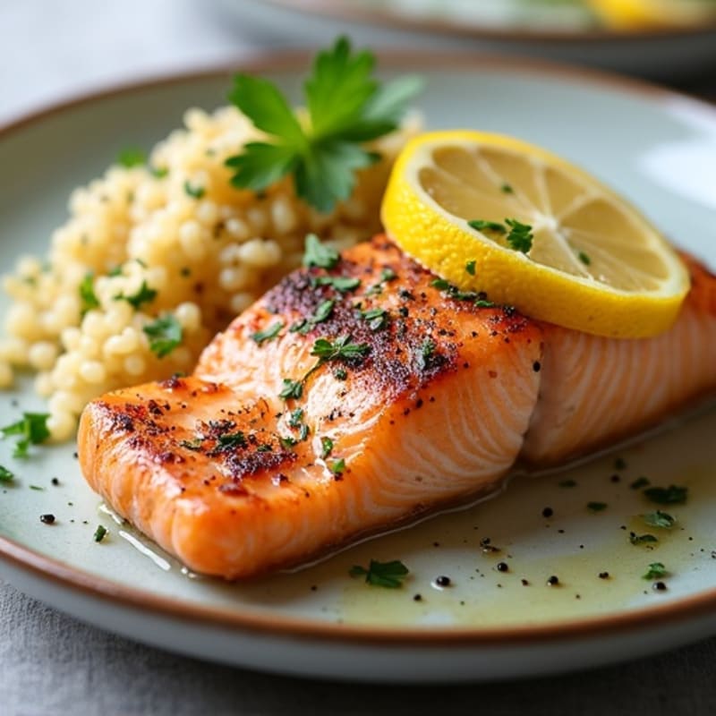 Lemon Herb Grilled Salmon