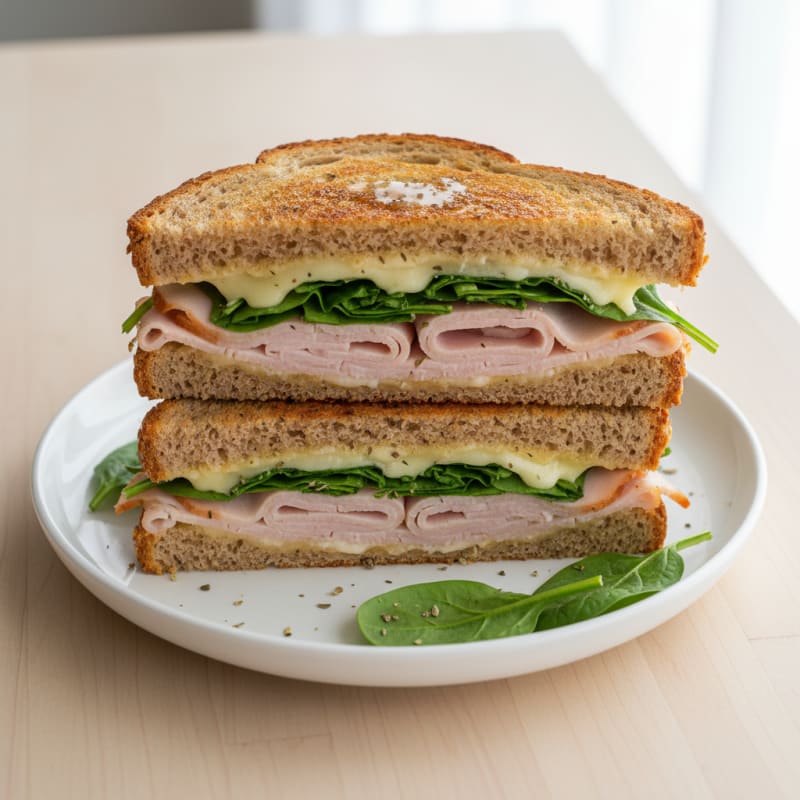 Gourmet Triple-Decker Grilled Cheese