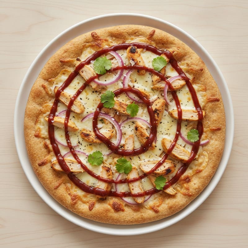 High-Protein BBQ Chicken Pizza
