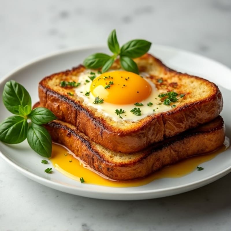 Protein-Packed Savory French Toast with Herbs