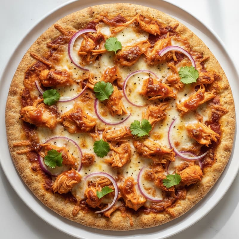 High-Protein BBQ Chicken Pizza