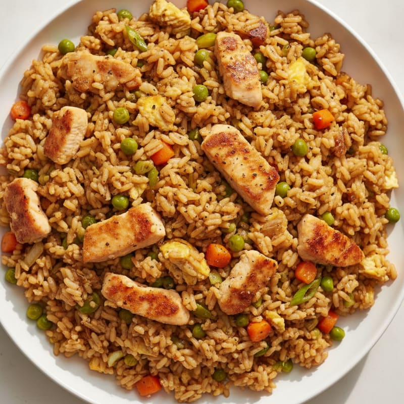 Savory Chicken and Vegetable Fried Rice