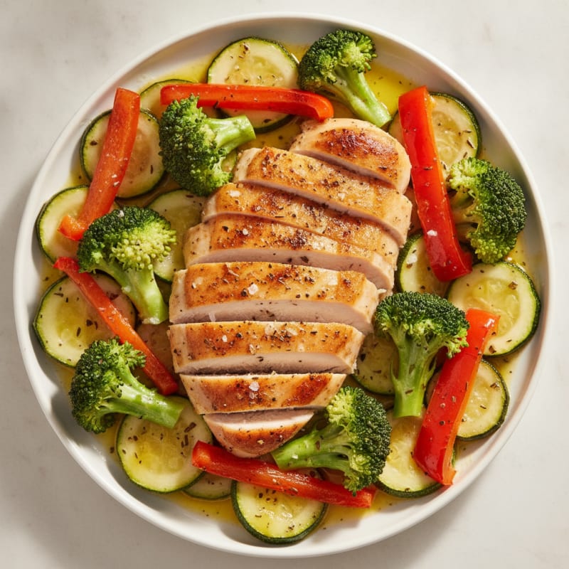 Lemon Herb Roasted Chicken and Vegetables