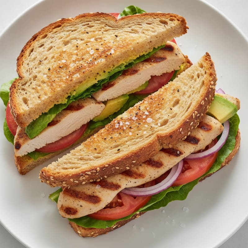 Grilled Chicken and Avocado Sandwich