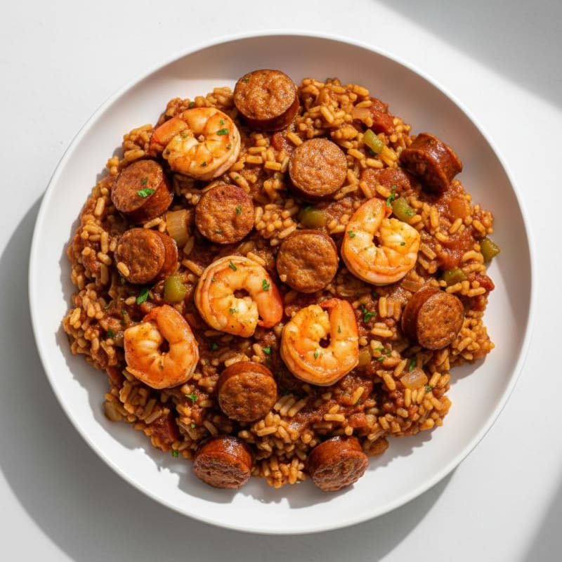 Smoky Creole Sausage Jambalaya
