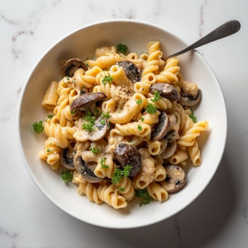 Creamy Truffle Mushroom Pasta
