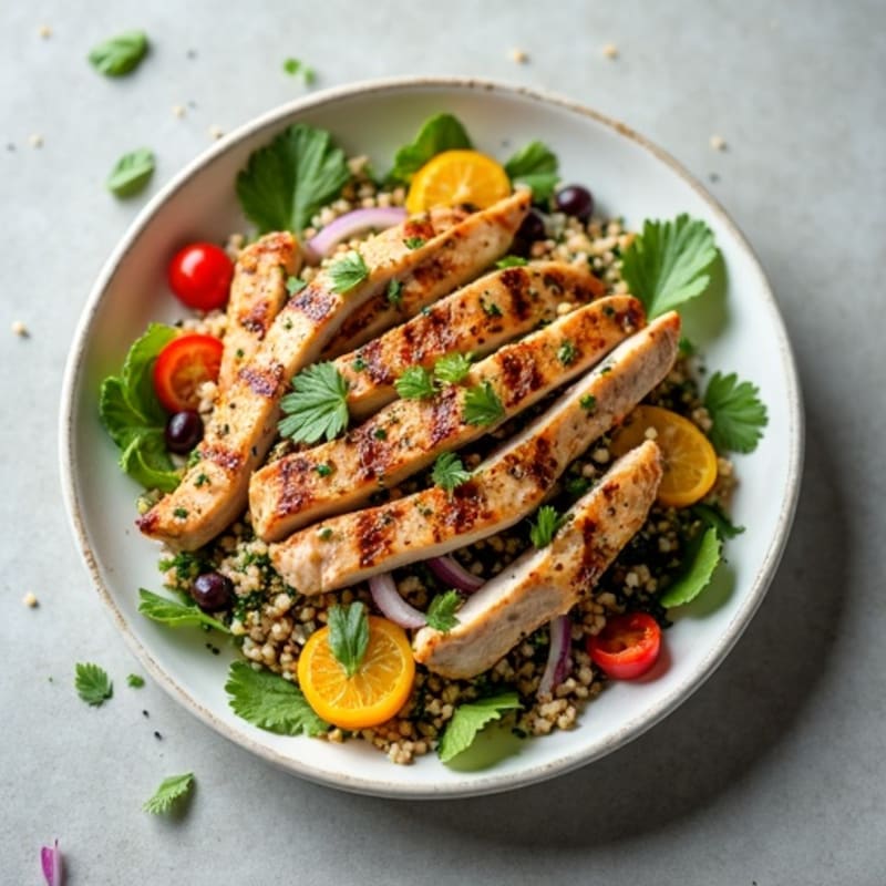 Hearty Quinoa and Black Bean Salad with Zesty Lime Dressing