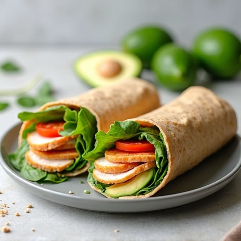 Fresh Turkey Avocado Wrap