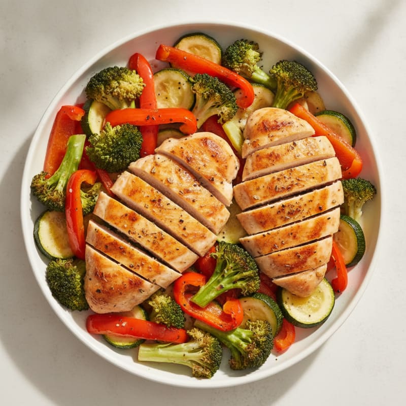 Sheet Pan Lemon Herb Chicken and Veggies