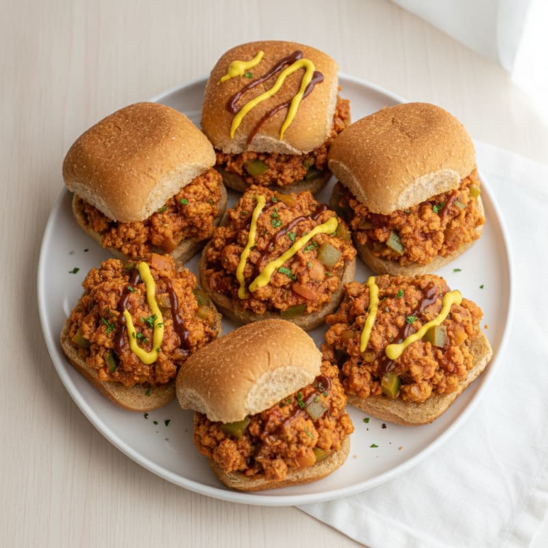 Sweet and Tangy Sloppy Joe Sliders