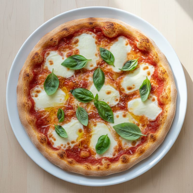 Classic Margherita Pizza with Fresh Basil