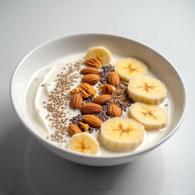 Creamy Banana Yogurt Bowl