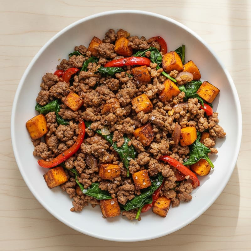 Minced Beef & Sweet Potato Power Bowl