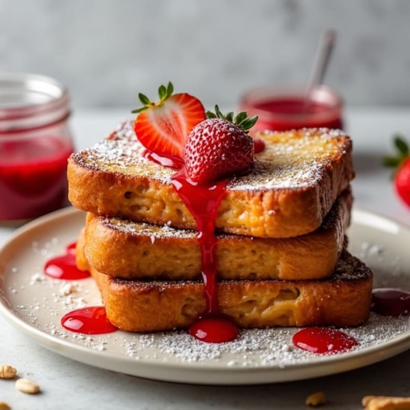 Crispy Almond-Crusted PB&J French Toast