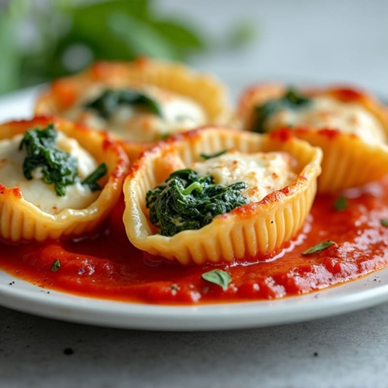 Protein-Packed Ricotta Spinach Stuffed Shells