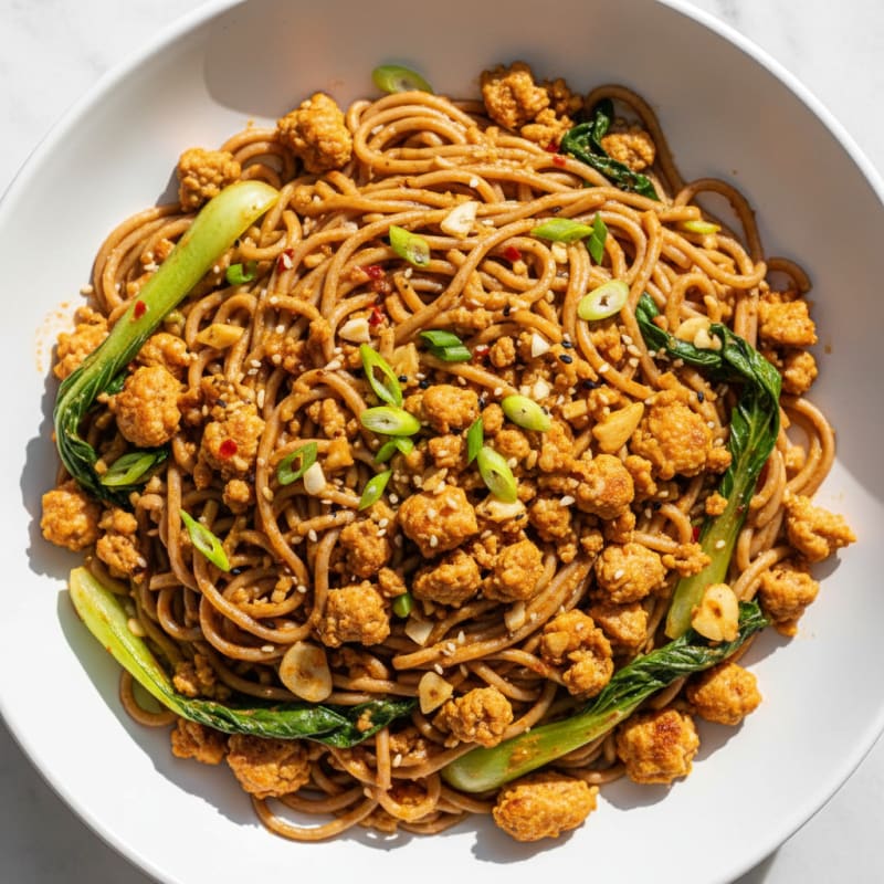 Spicy Chili-Garlic Dan Dan Noodles