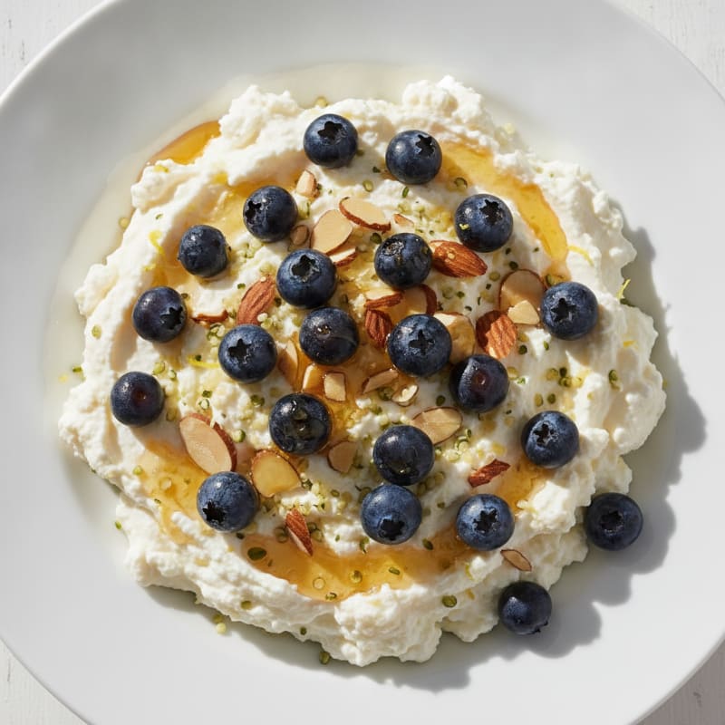 Lemon Berry Cottage Cheese Delight