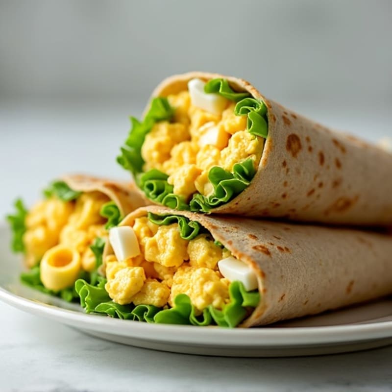 Protein-Packed Creamy Egg Salad Wraps