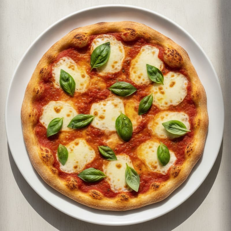 Classic Margherita Pizza with Fresh Basil
