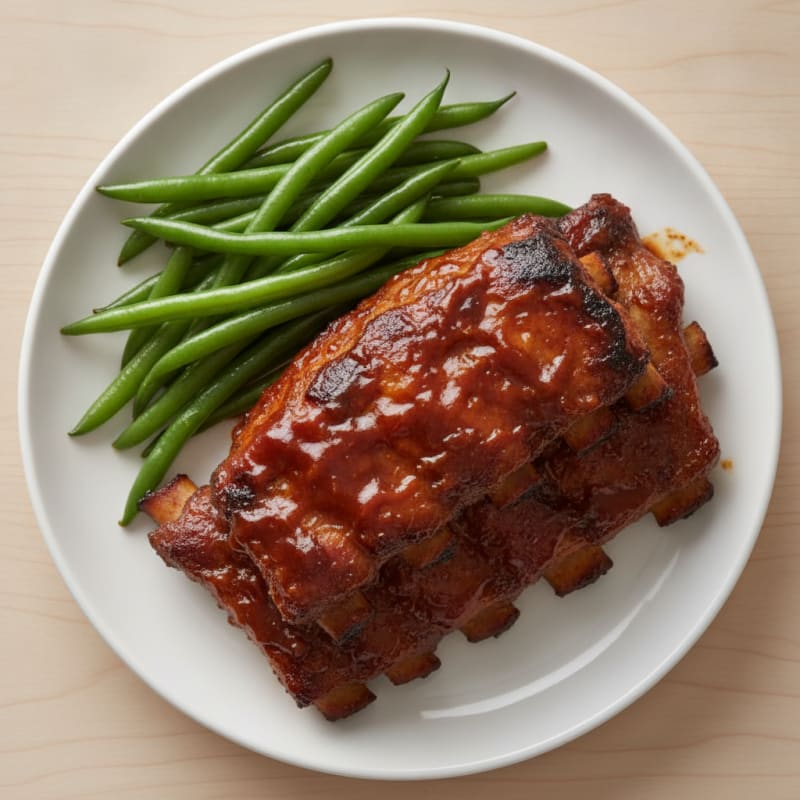 Sticky BBQ Baby Back Ribs