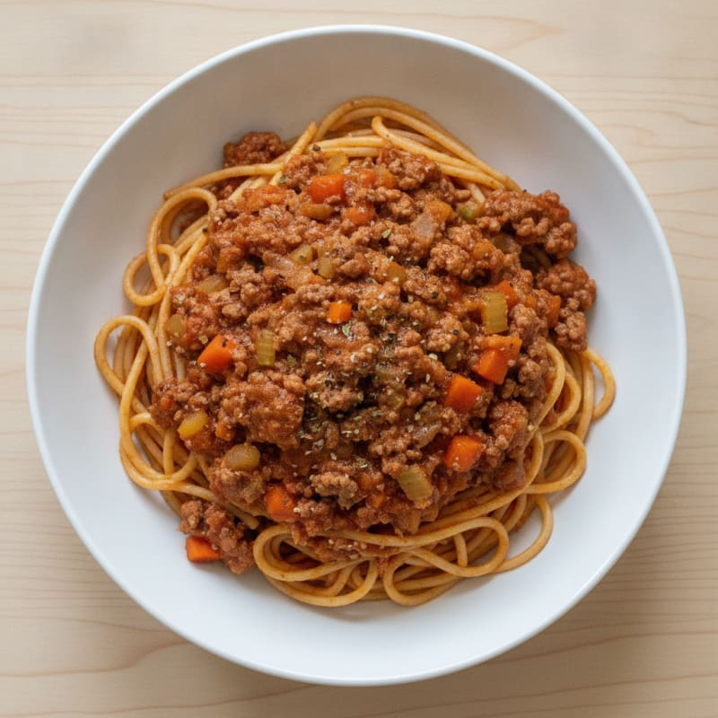Classic Beef Bolognese Spaghetti