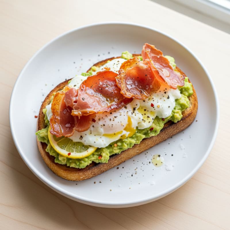Crispy Iberico Ham and Avocado Toast