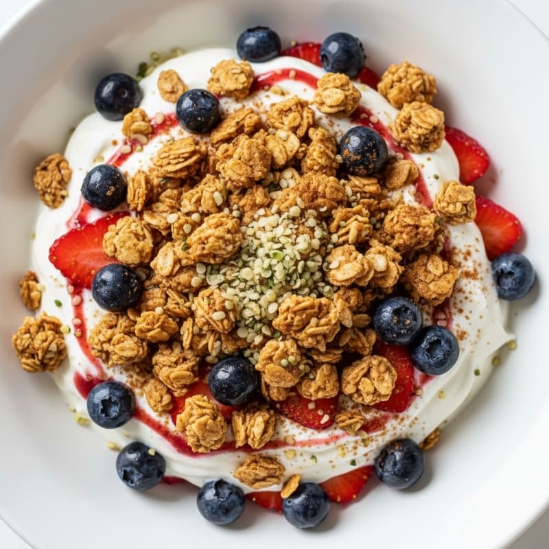Berry Yogurt Parfait with Granola