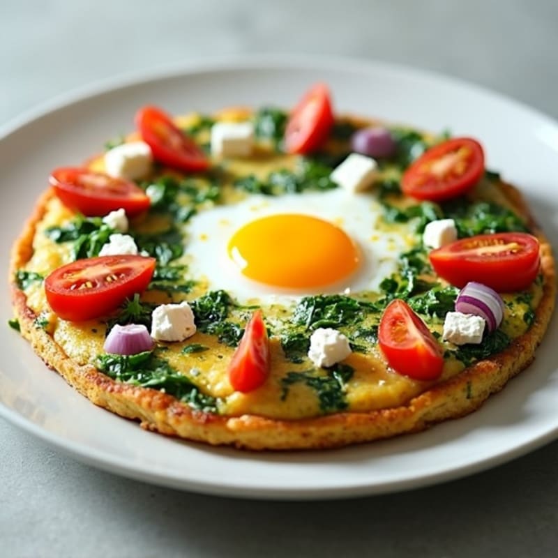 Fluffy Mediterranean Herb Frittata